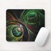 Tapis De Souris Oeil aux yeux Art Abstrait Mousepad (Avec souris)