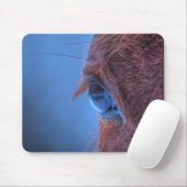 Tapis De Souris OEil de châtaignier équine Photo (Avec souris)