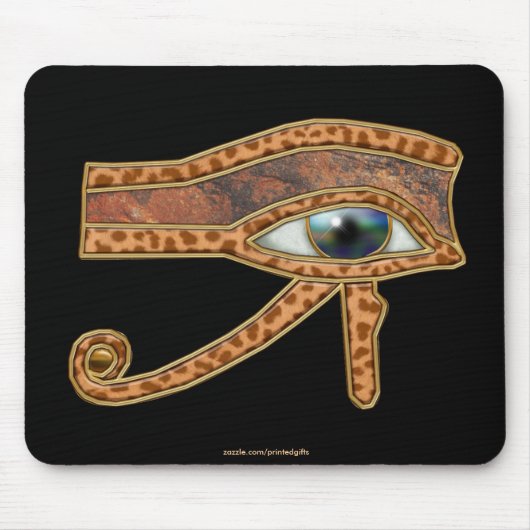 Tapis De Souris OEIL DE HORUS, WADJET Mousepad égyptien (Devant)