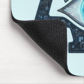 Tapis De Souris Œil de l'IA (Coin)