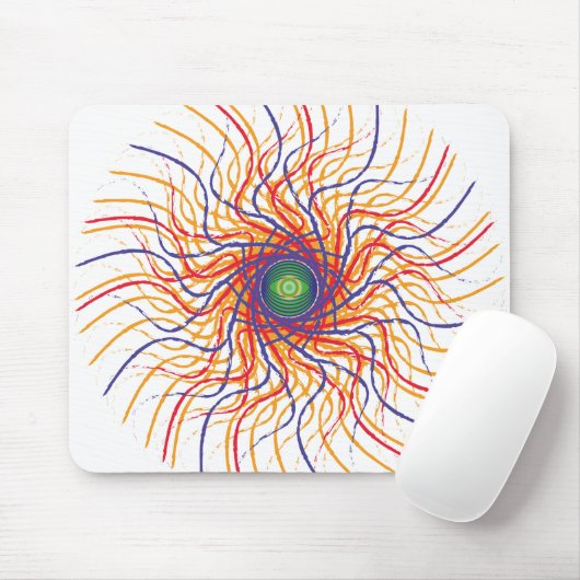 Tapis De Souris Oeil de Speder / Blanc BG Mousepad (Avec souris)