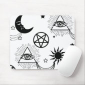 Tapis De Souris oeil d'halloween illati (Avec souris)