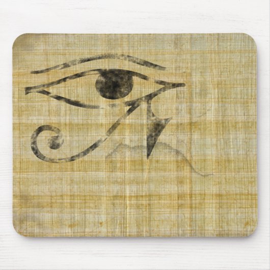 Tapis De Souris OEil d'Horus sur Papyrus (Devant)