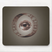 Tapis De Souris Oeil d'Illuminati (Devant)