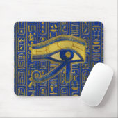 Tapis De Souris Oeil égyptien d'or de lazulite de Horus - de (Avec souris)