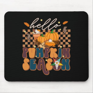 Tapis De Souris OES Bonjour Automne saison Citrouille de l'Etoile