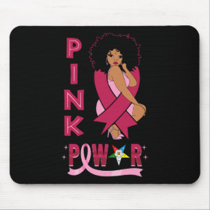 Tapis De Souris Oes Sister Pink Power Eastern Star Cancer du sein 