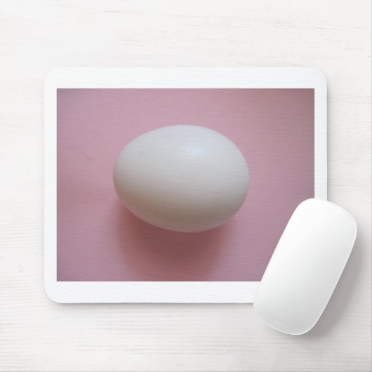Tapis De Souris Oeuf blanc (Avec souris)