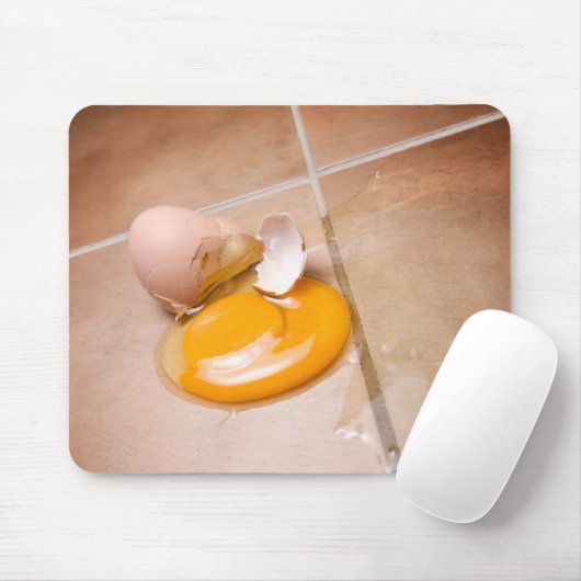 Tapis De Souris Oeuf cassé (Avec souris)