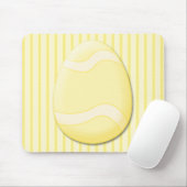 Tapis De Souris Oeuf de Pâques (Jaune) Mousepad (Avec souris)