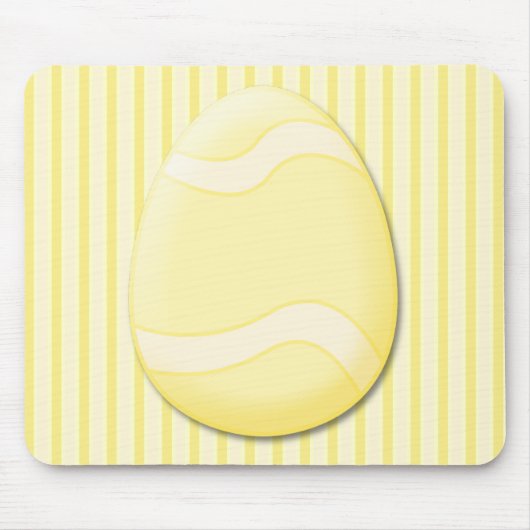 Tapis De Souris Oeuf de Pâques (Jaune) Mousepad (Devant)