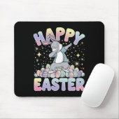 Tapis De Souris OEuf de Pâques lapin (Avec souris)