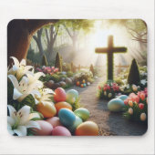 Tapis De Souris OEuf de Pâques/Lilly (Devant)