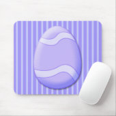 Tapis De Souris Oeuf de Pâques (pourpre) Mousepad (Avec souris)