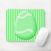 Tapis De Souris Oeuf de Pâques (vert) Mousepad (Avec souris)