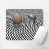 Tapis De Souris Oeuf petit déjeuner (Avec souris)