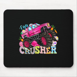 Tapis De Souris Oeufs Croisés Fête de Pâques Monster Camion Enfant