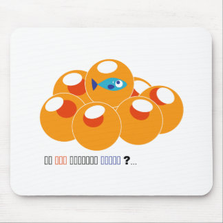Tapis De Souris oeufs de poisson saumonés