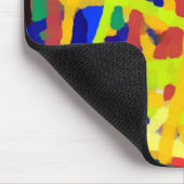 Tapis De Souris Oeuvre Abstraite colorée (Coin)
