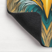 Tapis De Souris Oeuvre d'aigle doré (Coin)