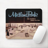 Tapis De Souris OEuvre d'art moderne du milieu du siècle de 1958 (Avec souris)