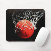 Tapis De Souris Oeuvre de basket-ball (Avec souris)