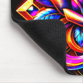 Tapis De Souris Oeuvre rose (Coin)