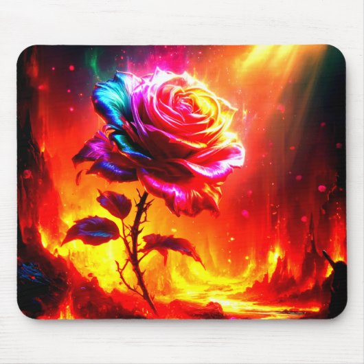 Tapis De Souris Oeuvre rose (Devant)