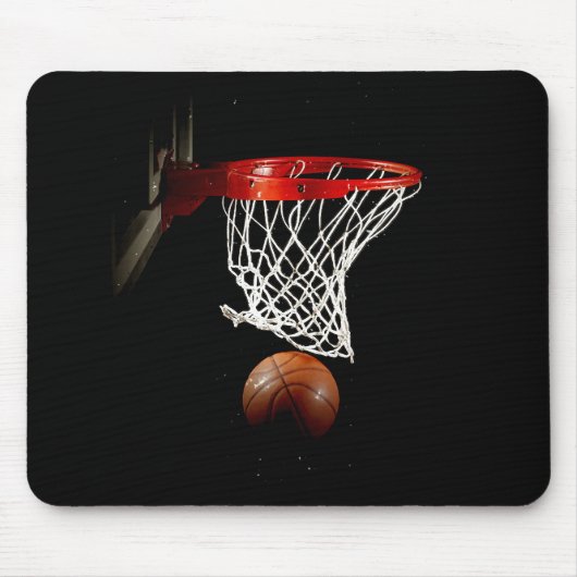 Tapis De Souris Oeuvre unique de basket-ball Mousepad (Devant)