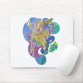 Tapis De Souris Oeuvre Whimsical (Avec souris)