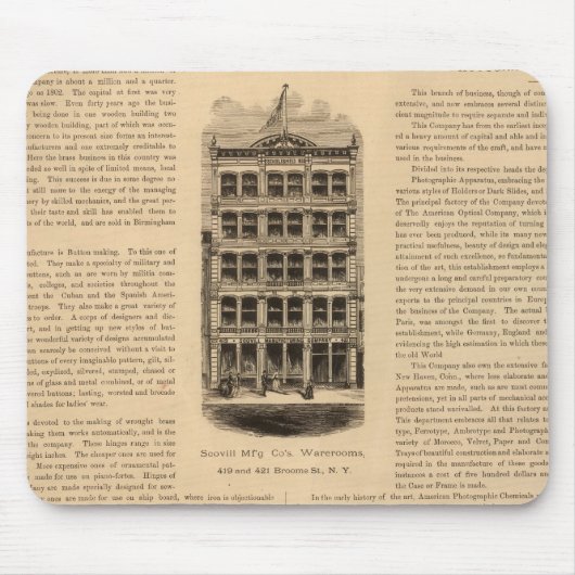 Tapis De Souris Oeuvres de laiton de la Scovill Manufacturing Comp (Devant)