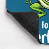 Tapis De Souris Off To Cause A Kerfuffle Funny Meme Frog Mischief  (Coin)