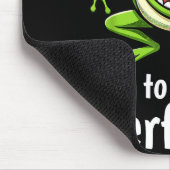 Tapis De Souris Off To Cause A Kerfuffle Funny Meme Frog Mischief (Coin)