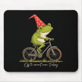 Tapis De Souris Off To Commit Mom Foolery Funny Frog Meme  (Devant)