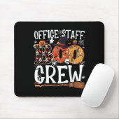 Tapis De Souris Office Staff Boo Crew Funny Halloween Matching Cos (Avec souris)