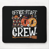 Tapis De Souris Office Staff Boo Crew Funny Halloween Matching Cos (Devant)