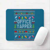 Tapis De Souris Office Yapper Ugly Sweater Christmas (Avec souris)