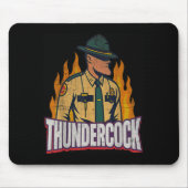 Tapis De Souris Officer Sergeant Cius Thunder Bodycam Funny Meme (Devant)