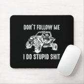Tapis De Souris Offroad Utv Funny Sxs Don't Follow Me I Do Stud Th (Avec souris)