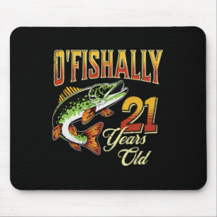 Tapis De Souris O'fishally 21 Ans Thème Pêche 21e Anniversaire