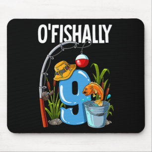 Tapis De Souris O'fishally 9 ans 9ème anniversaire pêche 