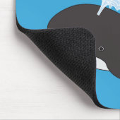 Tapis De Souris Oh Baleine Funny Océan Animal Poisson Pun (Coin)
