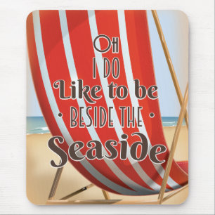 Tapis De Souris Oh, j'aime être en bord de mer