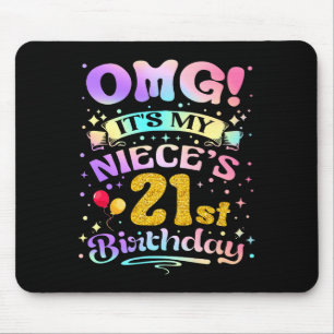 Tapis De Souris Oh mon dieu, c'est l'anniversaire des 21 ans de ma