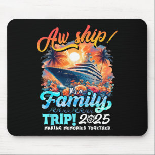 Tapis De Souris Oh mon dieu, c'est un voyage en famille 2025 T-Shi