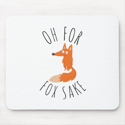 Tapis De Souris Oh pour Fox Sake (Devant)