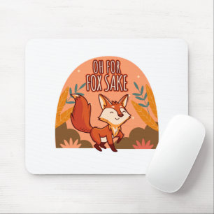 Tapis De Souris Oh Pour L'amour Du Renard Mignon Et Drôle Renard