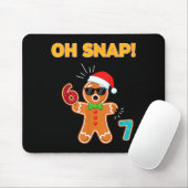Tapis De Souris Oh Snap 67 Six Seven Meme Gingerbread Man Funny 67 (Avec souris)