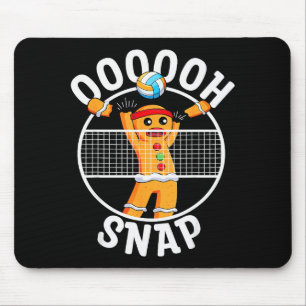 Tapis De Souris Oh Snap Homme En Pain D'Épice Blocker Volley Noël