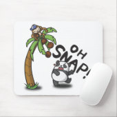 Tapis De Souris Oh Snap Panda & Singe (Avec souris)